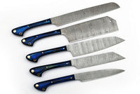 Custom Handmade Damascus Kitchen Knife Chef Knives - NB CUTLERY LTD