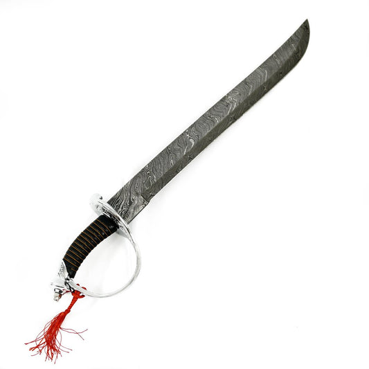 Cutlass Sword- High Carbon Damascus Steel Sword - NB CUTLERY LTD