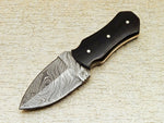 Handmade Damascus Camping HUNTING Knife EDC HANDLE MICARTA