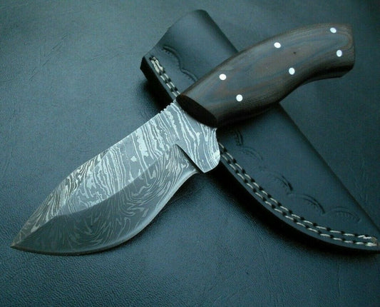 Handmade Damascus Steel Hunting Knife Handle Micarta - NB CUTLERY LTD