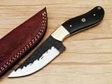 Handmade Knife - High Carbon Steel Blade & Ox Horn Handle - NB CUTLERY LTD