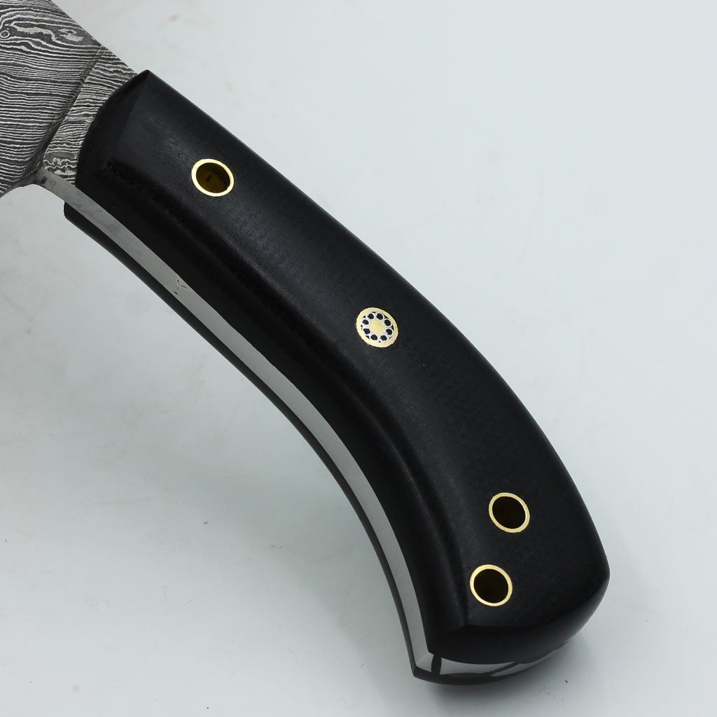 Custome Hand made damascus Knife Handle: Micarta - NB CUTLERY LTD