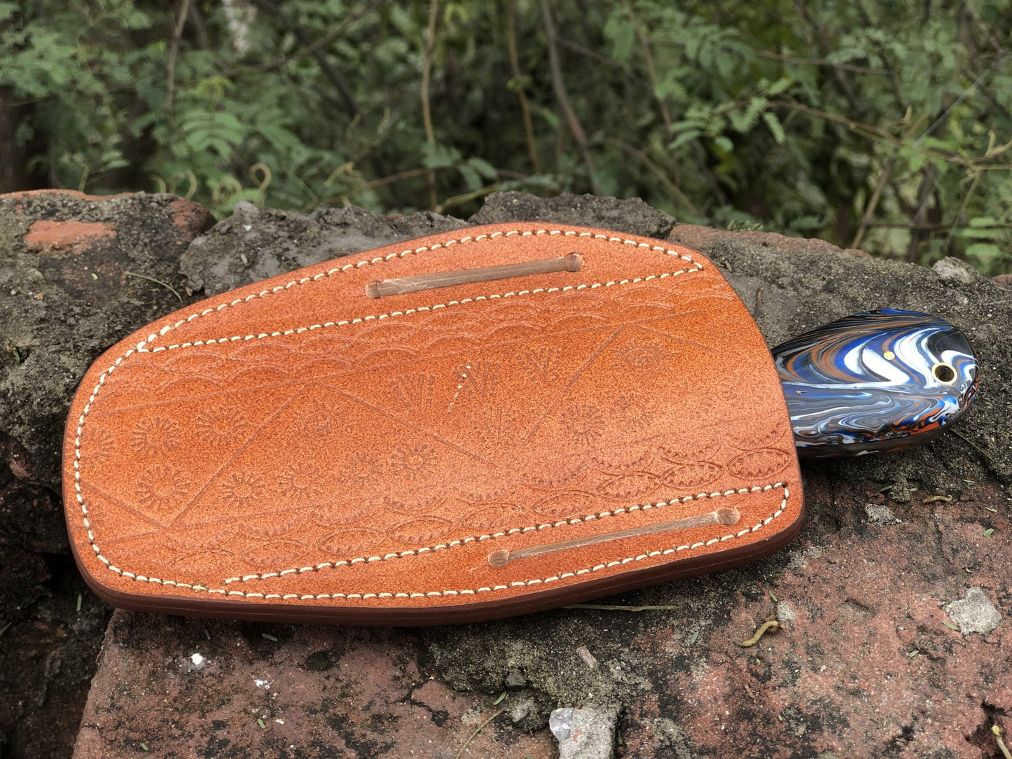 |NB KNIVES| Custom Handmade Damascus Steel Bull Cutter knife