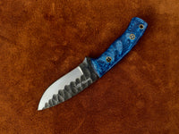 |NB KNIVES| CUSTOM HANDMADE HIGH CORBAN STEEL SKINNER KNIFE HANDLE REZON