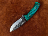 |NB KNIVES| CUSTOM HANDMADE HIGH CORBAN STEEL SKINNER KNIFE HANDLE REZON