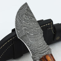 Custom Handmade Damascus Tracker Knife - NB CUTLERY LTD
