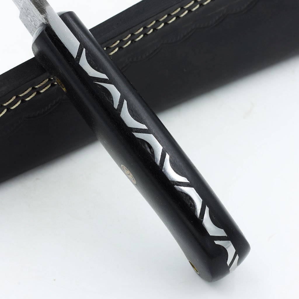 Damascus Hunting Knife Handle Micarta - NB CUTLERY LTD