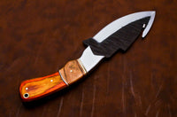 CUSTOM HAND FORGED HIGH POLISH STEEL HUNTING KNIFE - NB CUTLERY LTD