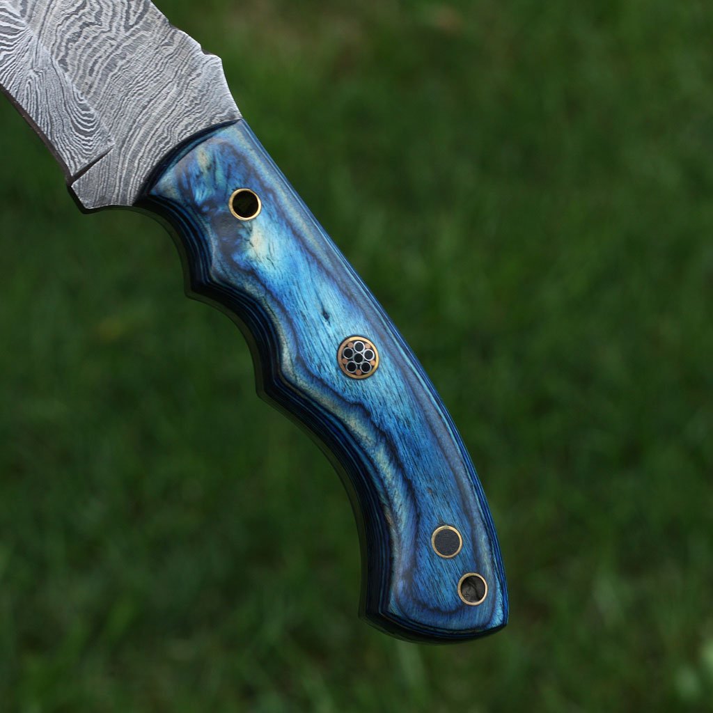 Custom Handmade Damascus Tracker knife - NB CUTLERY LTD