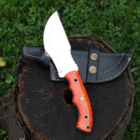 Custom Handmade D2 Stainless Steel Tracker knife - NB CUTLERY LTD
