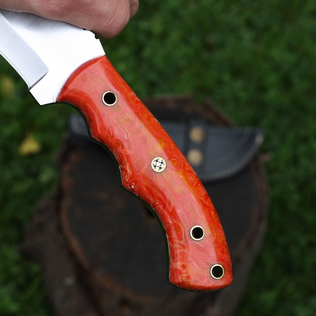 Custom Handmade D2 Stainless Steel Tracker knife - NB CUTLERY LTD