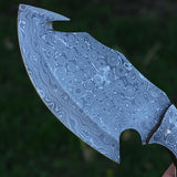 Damascus Knife Handle Stag Damascus Steel Bolsters - NB CUTLERY LTD