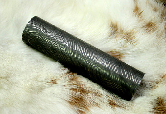 Damascus Steel Round Bar Rod-Jewelry-Pen-Buckle-rings Making Supply