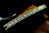 DAMASCUS STEEL HAND ENGRAVED FOLDING KNIFE| LINER LOCK | - NB CUTLERY LTD