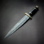 BRAND NEW 15.50 INCHES HANDMADE DAMASCUS BOWIE KNIFE - NB CUTLERY LTD