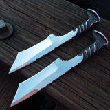 Couple of Hand Forged Rail Road Spike Steel Tonto Blade Knives