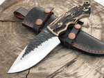 |NB KNIVES| CUSTOM HANDMADE  1095 STEEL STAG HORN Hunting KNIFE