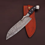 Handmade Damascus Steel kitchen chef Micarta Handle