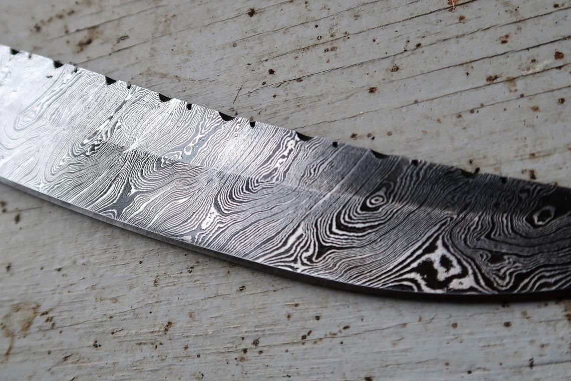|NB KNIVES| CUSTOM HANDMADE DAMASCUS FILLET KNIFE WITH LEATHER SHEATH