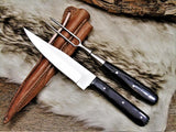 knife with fork + vagina; Celts handforge