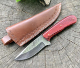 |NB KNIVES| Custom Handmade Damascus Hunting Knife Handle Hardwood