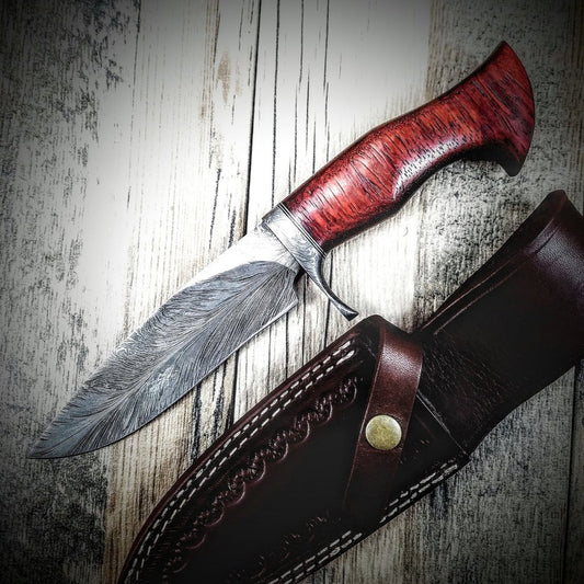 Damascus hand made Bowie - NB CUTLERY LTD