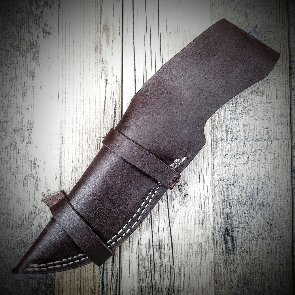 Damascus Hunting Knife Handle Mukarta - NB CUTLERY LTD