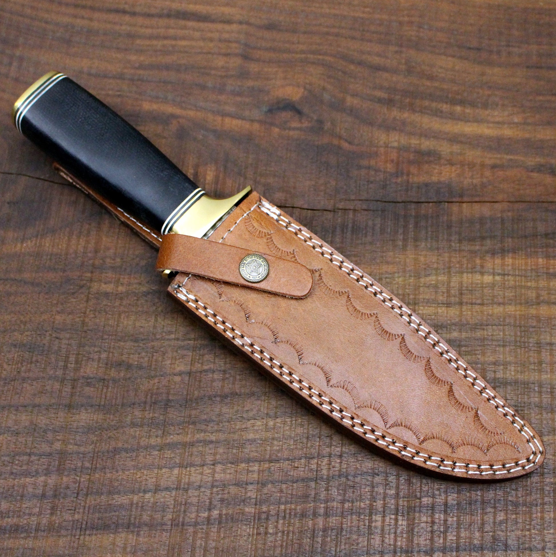 Damascus Hand made hunting Knife - NB CUTLERY LTD