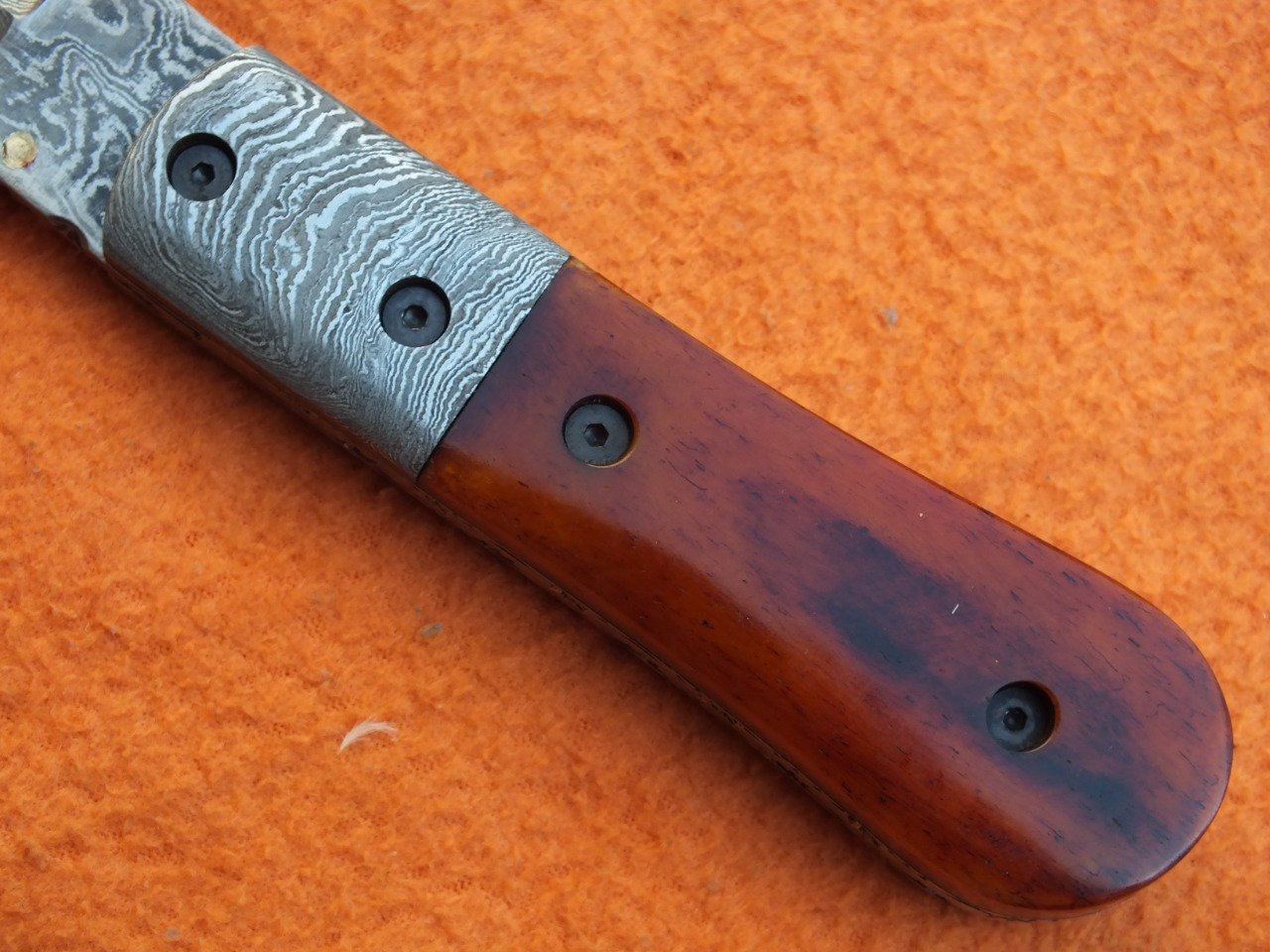 Damascus Hand made Folding knife - NB CUTLERY LTD