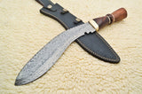 Damascus kukri knife - NB CUTLERY LTD