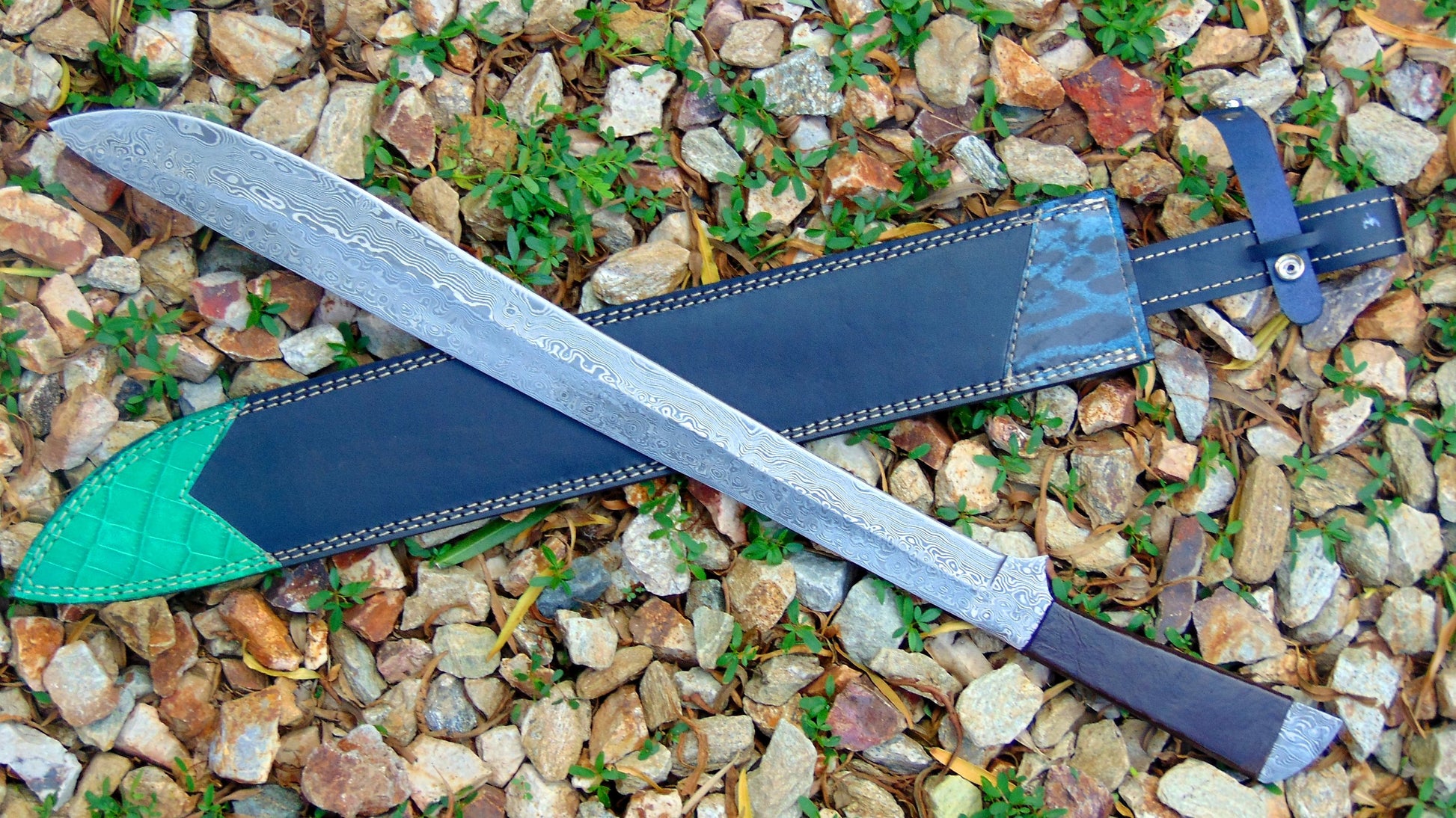 Damascus Hand Forge Sword - NB CUTLERY LTD