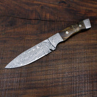 Damascus hand made knife - NB CUTLERY LTD