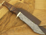 Damascus Hand Made Hunting knife - NB CUTLERY LTD