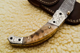 Damascus Folding Knife - NB CUTLERY LTD
