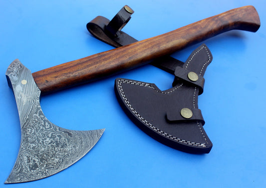 Damascus Hand made Axe - NB CUTLERY LTD