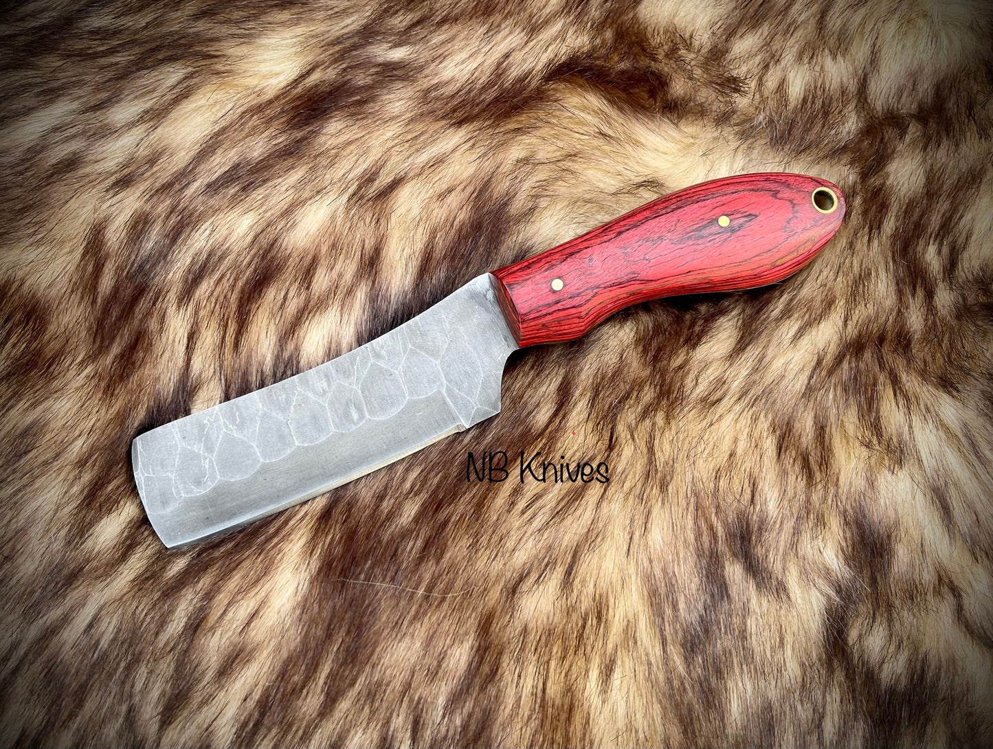 |NB KNIVES| CUSTOM HANDMADE COWBOY BULL CUTTER KNIFE WITH LEATHER SHEATH
