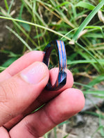 Titanium Zirconium Timascus Ring #7