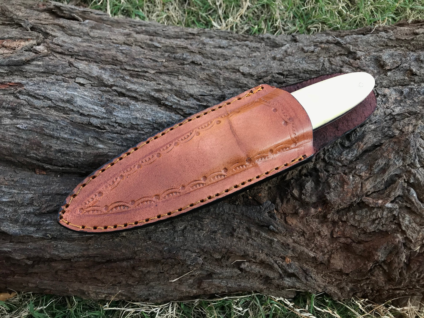 |NB KNIVES| CUSTOM HANDMADE D2 STEEL HUNTING KNIFE HANDLE BONE