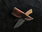 |NB KNIVES| Custom Handmade Damascus Hunting Knife Handle Olive Wood