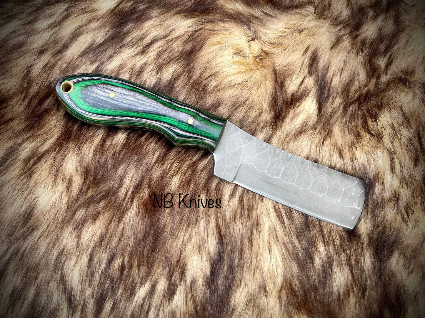 |NB KNIVES| CUSTOM HANDMADE COWBOY BULL CUTTER KNIFE WITH LEATHER SHEATH