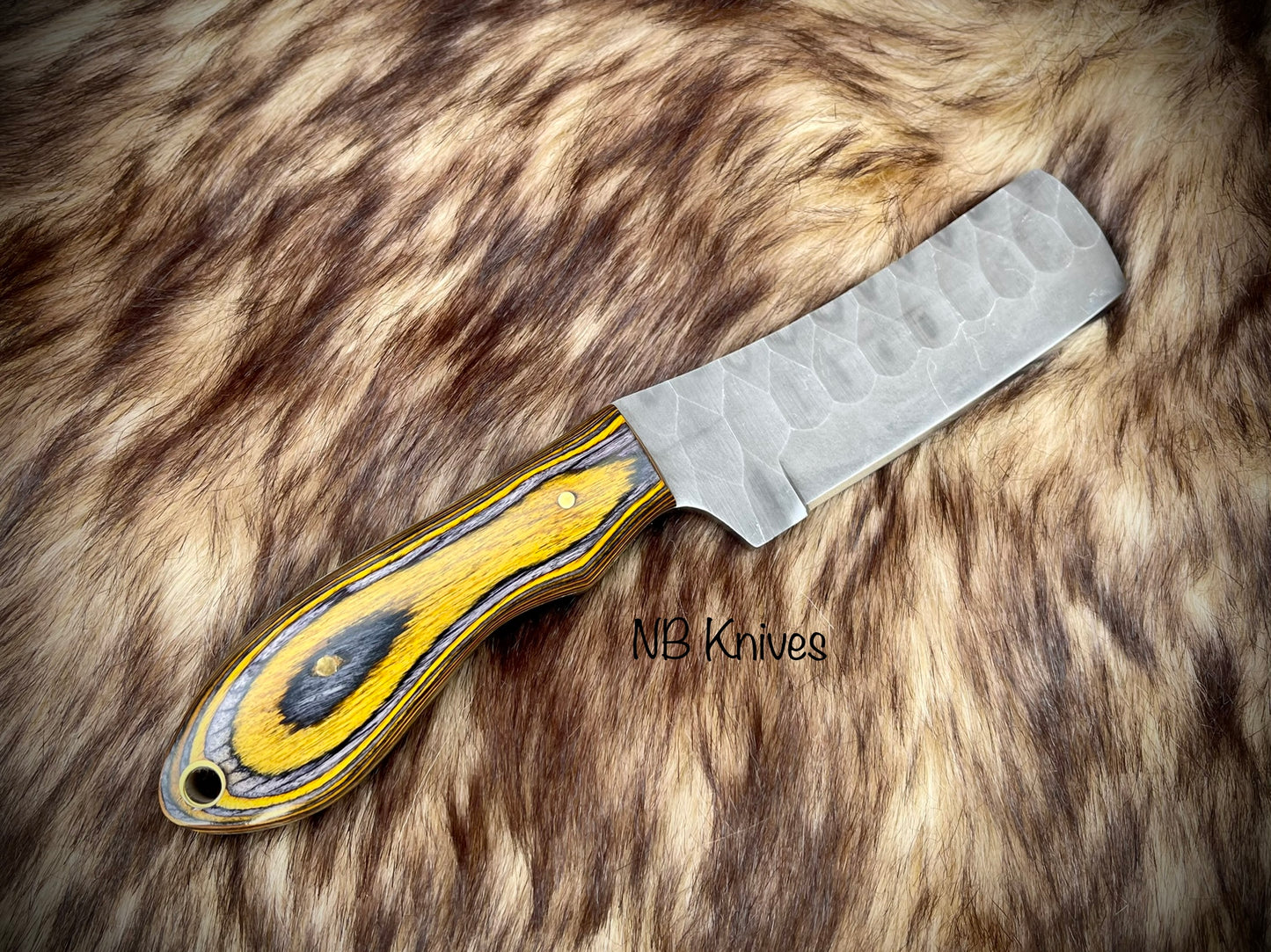 |NB KNIVES| CUSTOM HANDMADE COWBOY BULL CUTTER KNIFE WITH LEATHER SHEATH