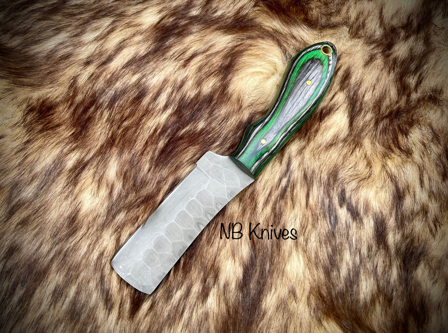 |NB KNIVES| CUSTOM HANDMADE COWBOY BULL CUTTER KNIFE WITH LEATHER SHEATH