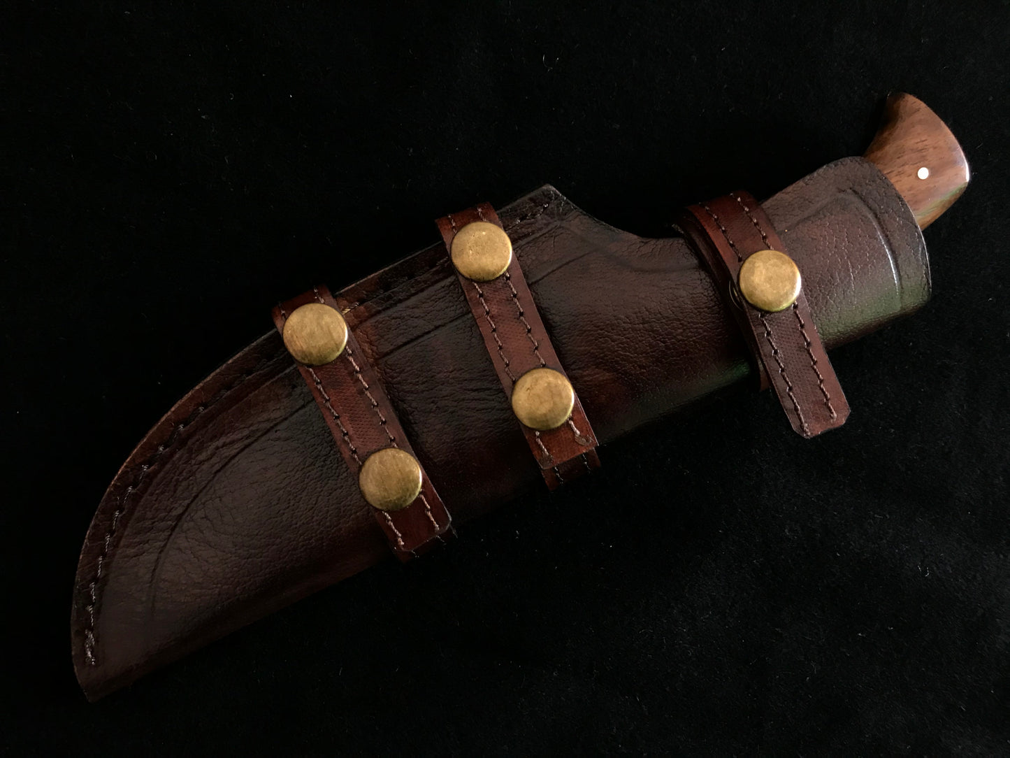 |NB KNIVES| Custom Hand Made Hunting knife Rose Wood Handle