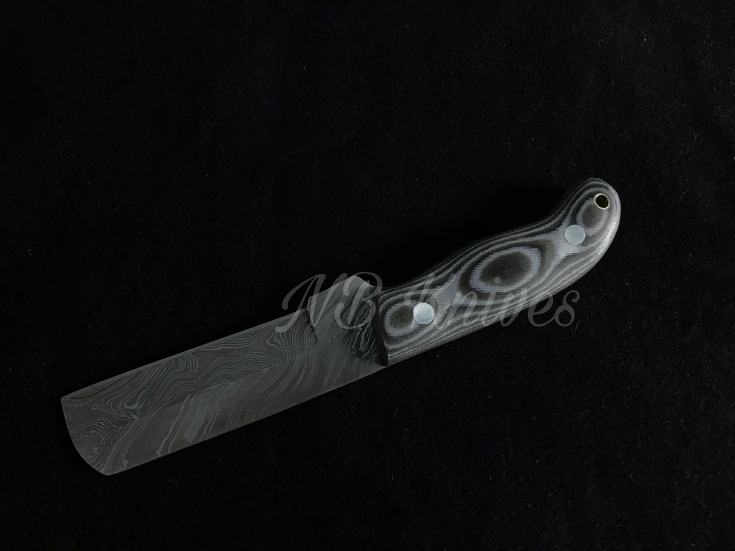 |NB KNIVES| CUSTOM HANDMADE DAMASCUS COWBOY BULL CUTTER KNIFE WITH LEATHER SHEATH
