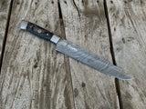 |NB KNIVES| CUSTOM HANDMADE DAMASCUS STEEL CHEF KNIFE HANDLE HARDWOOD