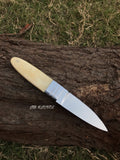 |NB KNIVES| CUSTOM HANDMADE D2 STEEL HUNTING KNIFE HANDLE BONE