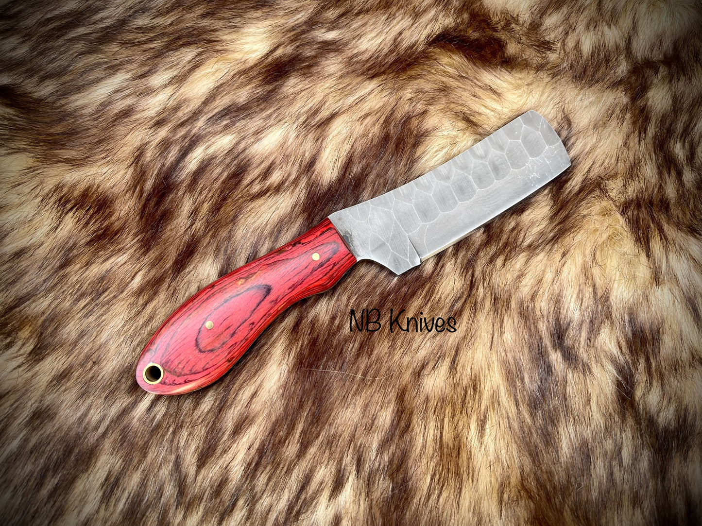 |NB KNIVES| CUSTOM HANDMADE COWBOY BULL CUTTER KNIFE WITH LEATHER SHEATH