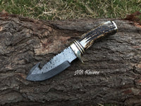 CUSTOM HANDMADE NICK HUNTING KNIFE Handle Material Spanish Micarta – NB  CUTLERY LTD, Knife Handle Material 