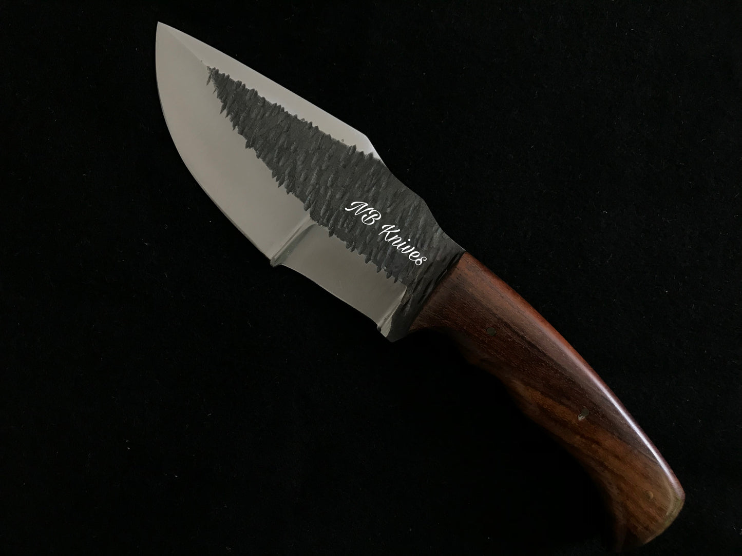 |NB KNIVES| Custom Hand Made Hunting knife Rose Wood Handle