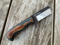 |NB KNIVES| CUSTOM HANDMADE COWBOY BULL CUTTER KNIFE WITH LEATHER SHEATH